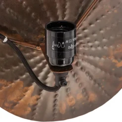 Lindby væglampe Soraya, kobber, metal, 2-lys, 53 cm