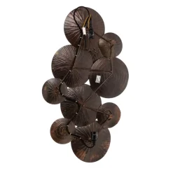 Lindby væglampe Soraya, kobber, metal, 2-lys, 53 cm