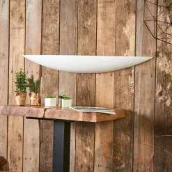 Lindby væglampe Tommi, hvid, gips, 100 cm, E14, kan males