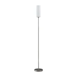 Lindby Vinsta gulvlampe, højde 153 cm, hvid, glas, metal