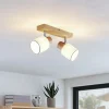 Lindby Wanessa loftspot, 39 cm, 2 lyskilder, træ, hvid, E14
