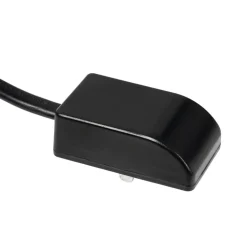 Lindby-stik Lumaro, kabellængde 54 cm, sort, PVC