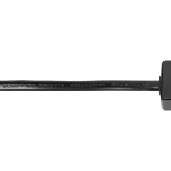 Lindby-stik Lumaro, kabellængde 54 cm, sort, PVC