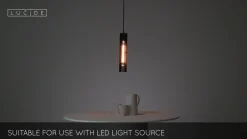 Lionel-pendel med skærm af metalstiver