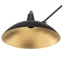 Loftlampe 808 justerbar 1 lyskilde sort/guld