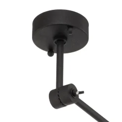 Loftlampe 808 justerbar 1 lyskilde sort/guld