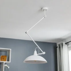 Loftlampe 808 justerbar 1 lyskilde hvid