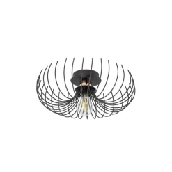 Loftlampe Aspendos N-641, sort, metal, Ø 36 cm
