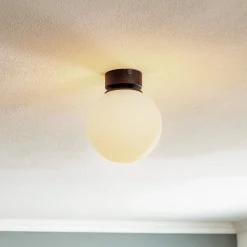 Loftlampe Celeste med kugleglas, 1 lyskilde