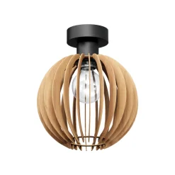 Loftlampe Clay, Ø 23 cm, birkeplywood, E27