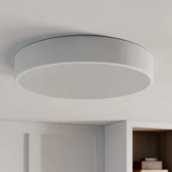 Loftlampe Cleo, Ø 50 cm, IP20, hvid, metal, E27