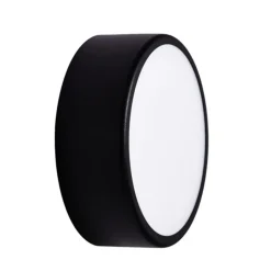 Loftlampe Cleo, Ø 20 cm, IP20, sort, metal, E27