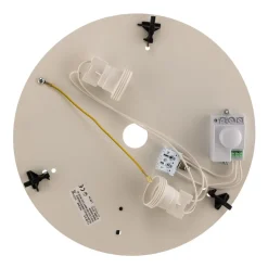 Loftlampe Cleo 300, guld, sensor, IP20, Ø 30 cm, metal