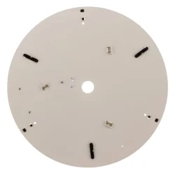 Loftlampe Cleo 400, sort, sensor, IP20, Ø 40 cm, metal