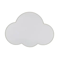 Loftlampe Cloud, beige, 63 cm lang, tekstil, sky, E27