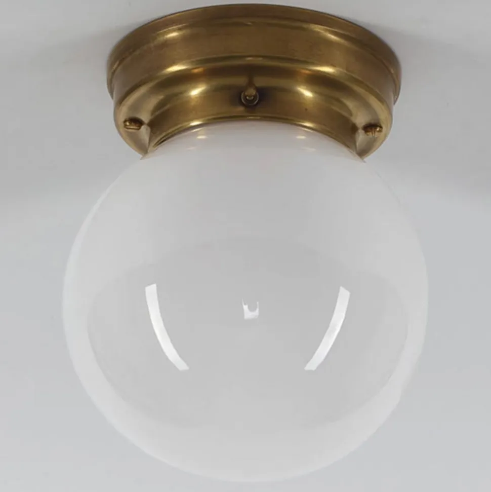 Loftlampe D99-115 op B med opalfarvet glasskærm