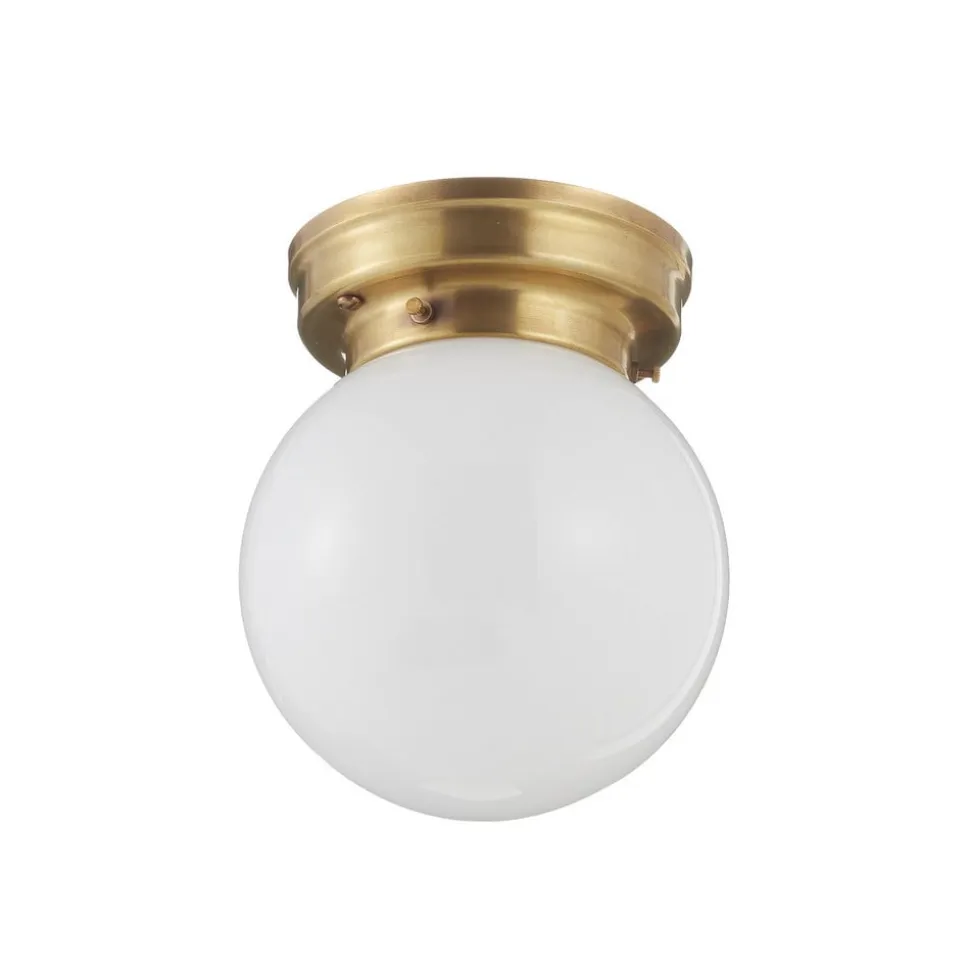 Loftlampe D99-115 op B med opalfarvet glasskærm