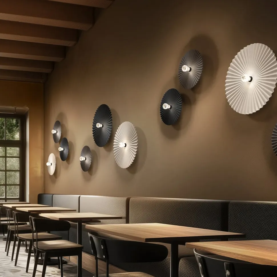 Loftlampe Doge_S, sort, metal, Ø 39 cm, E27