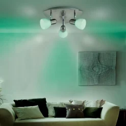 Loftlampe Enea-C LED RGBW tre lyskilder