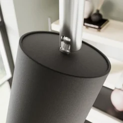 Loftlampe Eye Spot med 4 lyskilder, firkantet, sort