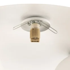 Loftlampe Firn, rund, 3 lyskilder, hvid