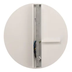 Loftlampe Firn, rund, 3 lyskilder, hvid