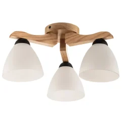 Loftlampe Haro, eg/hvid 3 lyskilder