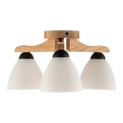 Loftlampe Haro, eg/hvid 3 lyskilder