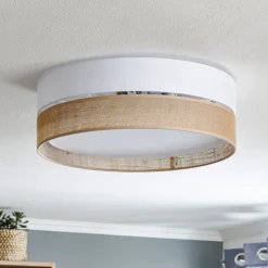 Loftlampe Linobianco, Ø 45 cm