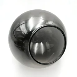 Loftlampe Malena, Ø 19 cm, røggrå, glas/metal 3 lyskilder.