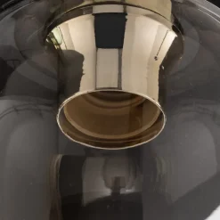 Loftlampe Marco Green, 3 lyskilder klar/grøn/brun