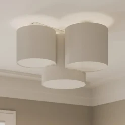 Loftlampe Mona med 3 lyskilder, hvid