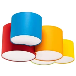 Loftlampe Mona med 5 lyskilder, flerfarvet