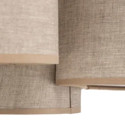 Loftlampe Mona Nature, 4 lyskilder, naturfarvet hør