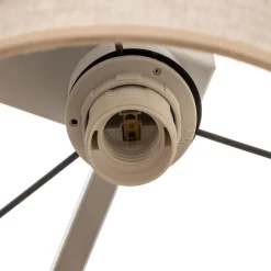 Loftlampe Mona Nature, 5 lyskilder, naturfarvet linned