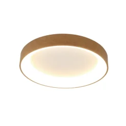 Loftlampe Niseko II CCT fjernbetjening Ø38cm træfarvet