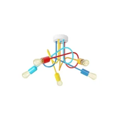 Loftlampe Oxford med 5 lyskilder, farvet