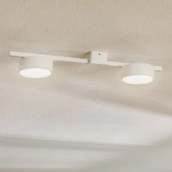 Loftlampe Pills II, hvid, 2 lyskilder