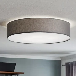 Loftlampe Rondo, grå Ø 60 cm