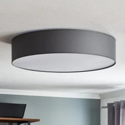 Loftlampe Rondo, grå Ø 60 cm