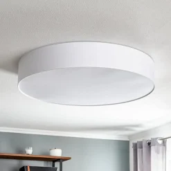 Loftlampe Rondo, hvid Ø 80 cm