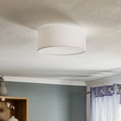 Loftlampe Rondo, hvid, Ø 30 cm