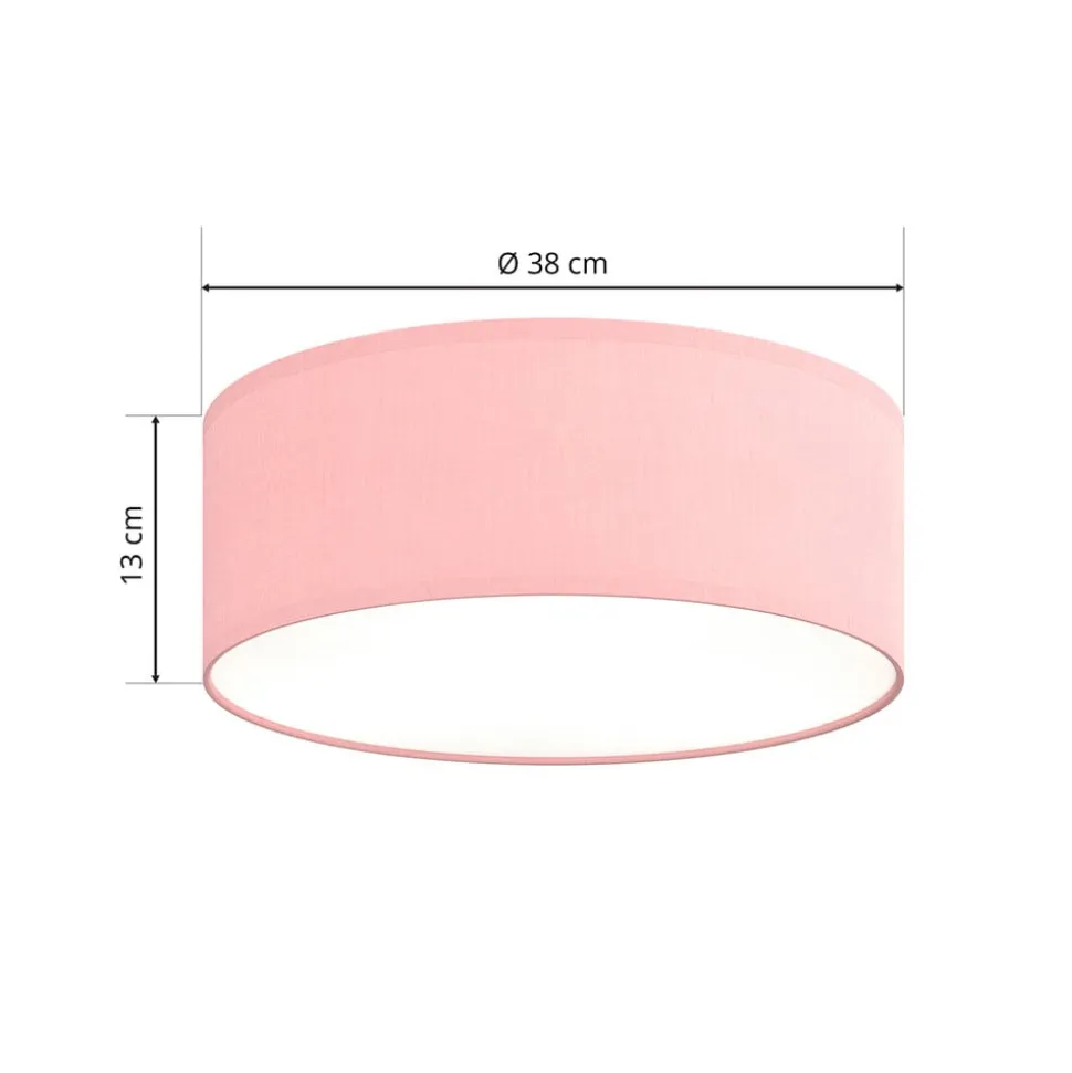 Loftlampe Rondo Kids, Ø 38 cm, pink