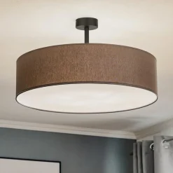 Loftlampe Rondo med afstand, grå Ø 60 cm