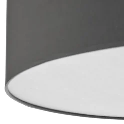 Loftlampe Rondo med afstand, grå Ø 60 cm