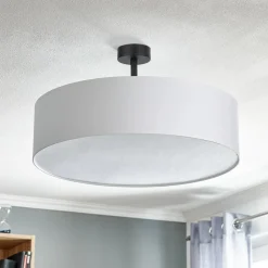 Loftlampe Rondo med afstand, hvid Ø 60 cm
