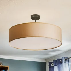 Loftlampe Rondo med afstand, creme Ø 60cm