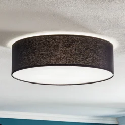 Loftlampe Rondo, mørkegrå Ø 45 cm