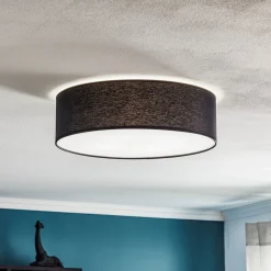 Loftlampe Rondo, mørkegrå Ø 45 cm