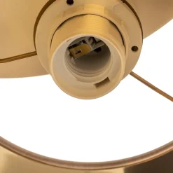 Loftlampe Soho, cylindrisk, 3 lyskilder, hvid/guld